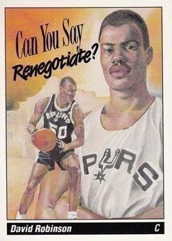1990 Austin Cards NBA Paintings (unlicensed) #1 David Robinson Front