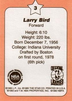 1997 1986 Star Crunch ‘N Munch (Unlicensed) #3 Larry Bird Back