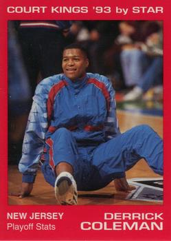 1992-93 Star Court Kings #76 Derrick Coleman Front