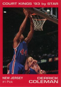 1992-93 Star Court Kings #78 Derrick Coleman Front