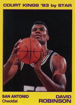 1992-93 Star Court Kings #91 David Robinson Front