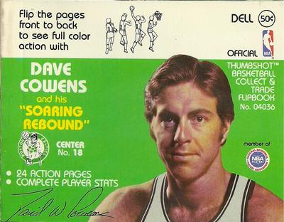 1977-78 Dell Flipbooks #NNO Dave Cowens Front