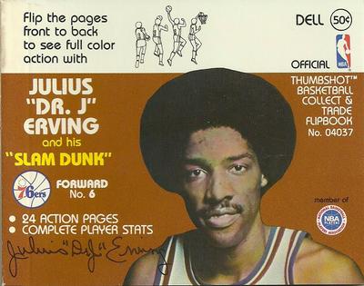 1977-78 Dell Flipbooks #NNO Julius Erving Front