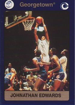 1991 Collegiate Collection Georgetown Hoyas #42 Johnathan Edwards Front