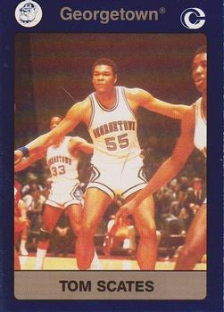 1991 Collegiate Collection Georgetown Hoyas #45 Tom Scates Front