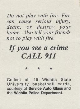 1980-81 Wichita State Shockers Police #NNO Mike Denny Back