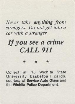 1980-81 Wichita State Shockers Police #NNO Eric Kuhn Back