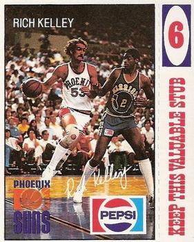 1980-81 Pepsi Phoenix Suns #6 Rich Kelley Front