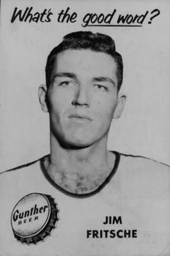 1954-55 Gunther Beer Baltimore Bullets #NNO Jim Fritsche Front