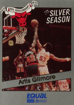 1990-91 Star Equal Chicago Bulls Silver Season #5 Artis Gilmore Front