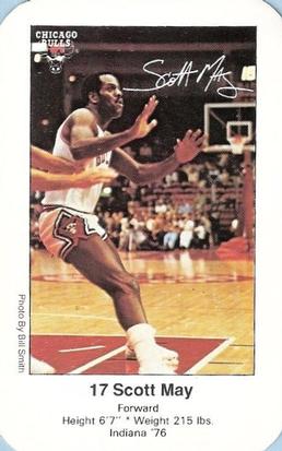 1979-80 Chicago Bulls Police #17 Scott May Front