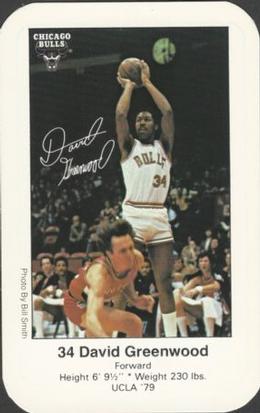 1979-80 Chicago Bulls Police #34 David Greenwood Front