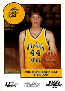 1988-89 Wichita State Shockers Police #NNO Phil Mendelson Front