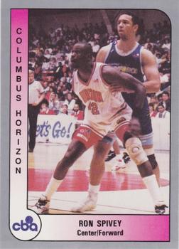 1991-92 ProCards CBA #144 Ron Spivey Front