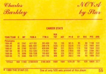 1990-91 Star Nova #55 Charles Barkley Back