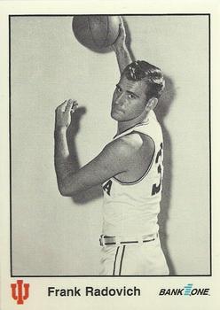 1986-87 Bank One Indiana Hoosiers All-Time Greats of IU Basketball (Series I) #5 Frank Radovich Front
