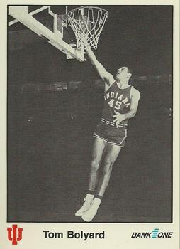 1986-87 Bank One Indiana Hoosiers All-Time Greats of IU Basketball (Series I) #31 Tom Bolyard Front