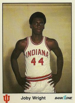 1986-87 Bank One Indiana Hoosiers All-Time Greats of IU Basketball (Series I) #35 Joby Wright Front