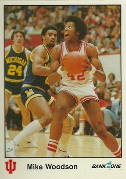 1986-87 Bank One Indiana Hoosiers All-Time Greats of IU Basketball (Series II) #13 Mike Woodson Front