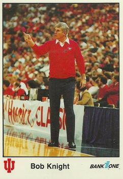 1986-87 Bank One Indiana Hoosiers All-Time Greats of IU Basketball (Series II) #37 Bobby Knight Front