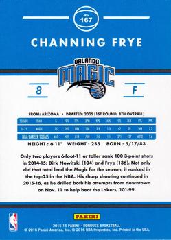2015-16 Donruss #167 Channing Frye Back