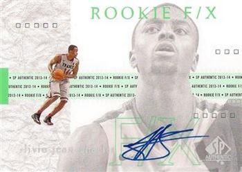 2013-14 SP Authentic - 2001-02 SP Rookie F/X Autographs #94 Livio Jean-Charles Front
