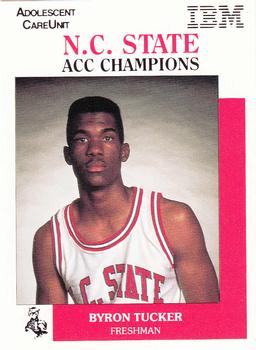 1987-88 NC State Wolfpack Police #NNO Bryon Tucker Front