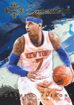 2015-16 Panini Court Kings - Expressionists #28 Carmelo Anthony Front