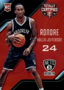2015-16 Panini Totally Certified - Mirror Red #189 Rondae Hollis-Jefferson Front