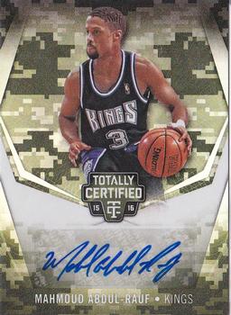 2015-16 Panini Totally Certified - Totally Certified Signatures Mirror Camo #TC-MAR Mahmoud Abdul-Rauf Front