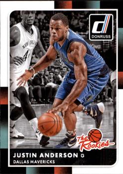 2015-16 Donruss - The Rookies #1 Justin Anderson Front