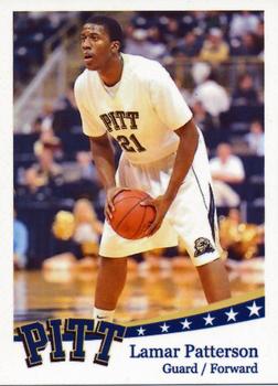 2009-10 Pittsburgh Panthers Team Issue #9 Lamar Patterson Front