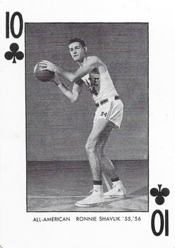 1973-74 NC State Wolfpack Playing Cards #10♣ Ronnie Shavilk Front