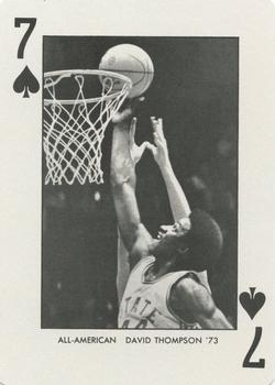1973-74 NC State Wolfpack Playing Cards #7♠ David Thompson Front