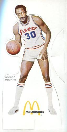 1975-76 McDonald's Philadelphia 76ers Standups #NNO George McGinnis Front