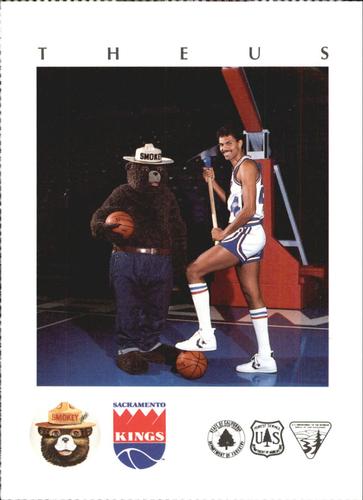 1985-86 Sacramento Kings Smokey #12 Reggie Theus Front