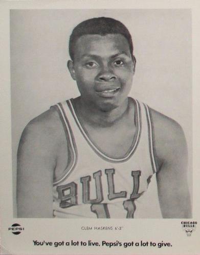 1969-70 Pepsi Chicago Bulls #NNO Clem Haskins Front