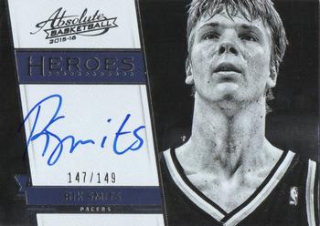 2015-16 Panini Absolute - Heroes Autographs #HA-RS Rik Smits Front