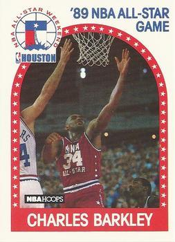 1989-90 Hoops All-Star Panels Perforated #96 Charles Barkley Front