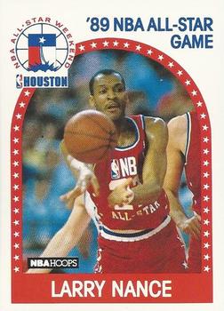 1989-90 Hoops All-Star Panels Perforated #NNO Larry Nance ( All-Star Game ) Front