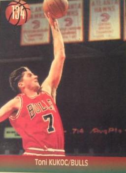 1995 Joan Basket Dominos NBA Greek #134 Toni Kukoc Front