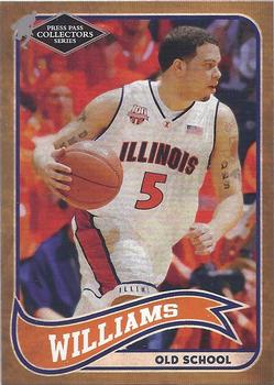 2005 Press Pass - Old School Collectors Series #OS23/25 Deron Williams Front