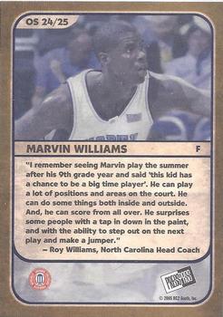 2005 Press Pass - Old School Collectors Series #OS24/25 Marvin Williams Back