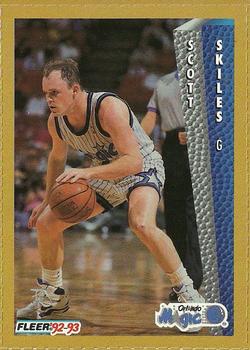 1992-93 Fleer NBA Red-Hot Stars Golden Magazine Perforated #NNO Scott Skiles Front