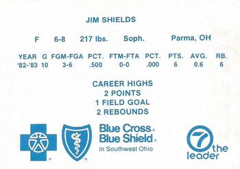 1983-84 Dayton Flyers #NNO Jim Shields Back