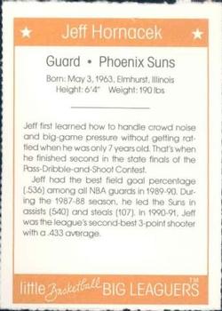 1991 Little Basketball Big Leaguers #14 Jeff Hornacek Back