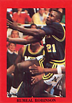 1989-90 Roundball Press 1st Rounders (Unlicensed) #8 Rumeal Robinson Front