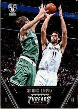 2015-16 Panini Threads #9 Brook Lopez Front
