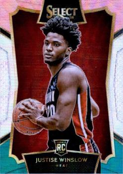 2015-16 Panini Select - Tri-Color Prizms #95 Justise Winslow Front