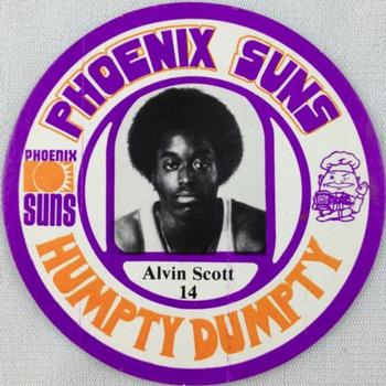 1977-78 Humpty Dumpty Phoenix Suns #NNO Alvin Scott Front